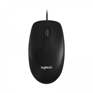 MOUSE LOGITECH M100 (910-006652) - MOUSE WIRED - BLACK