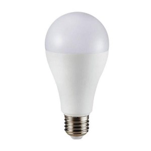 LAMPADINA V-TAC A LED TERMOPLASTICO 17W E27 A65 200GR. IP20 2700K BIANCO CALDO (214456)