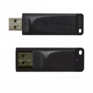 PEN DRIVE VERBATIM SLIDER 32GB USB (98697) NERA