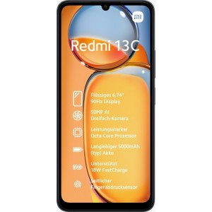 Xiaomi Redmi 13C 4+128 GB BLACK