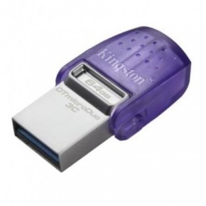 PEN DRIVE KINGSTON 64GB DTDUO3CG3/64GB - DUAL USB-A USB-C DTMICRODUO 3C