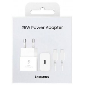 Samsung Caricatore 25W EP-T2510XWE FC USB-C +Cavo1m White