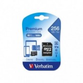 Micro Sd Verbatim 256 GB (44087) CLASS 10 CON ADATTATORE