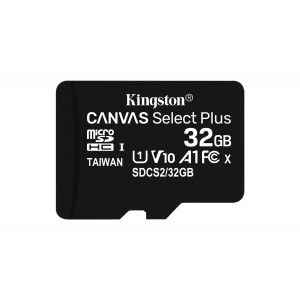 KINGSTON MICRO SD 32GB CON ADATT. CANVAS PLUS SDCS2/32GB CL10