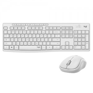 KIT LOGITECH MK295 TASTIERA + MOUSE WIRELESS BIANCA