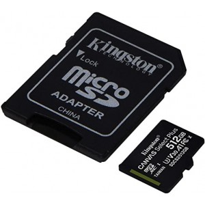 MICRO SD KINGSTON 512 GB CANVAS SELECT PLUS (SDCS2/512GB) CLASS 10