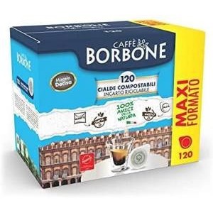 Borbone Box Cialde 44mm Miscela Decisa (Nera) 120pz