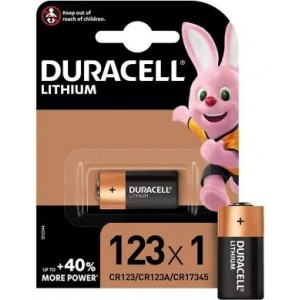 (1 Confezione) Duracell Spec. Batterie 1pz DL123 CR123/CR123A/CR17345 - min. ordine 4pz