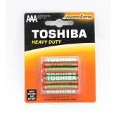 (1 confezione) TOSHIBA BATTERIE MINISTILO R03KG AAA CONF.4 PZ ( R03KG BP-4TGTE SS) - min. ordine 4 pz