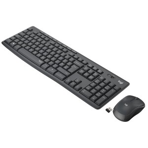 KIT LOGITECH MK295 TASTIERA + MOUSE WIRELESS NERA (920-009797)