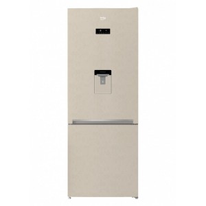 FRIGO BEKO COMBINATO 560LT A++ NO FROST 70CM SABBIA RCNE560E40DBN