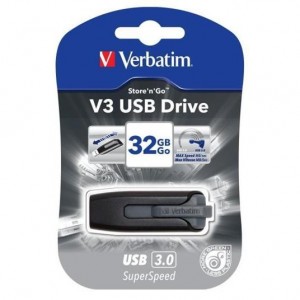 PEN DRIVE VERBATIM V3 STORE'N'GO 32GB USB3.0 (49173) NERA