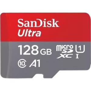 SanDisk Ultra MicroSD 128GB C10 UHS-I SDXC 80MB/s