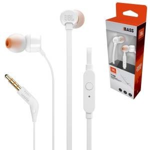 JBL Auricolari in-ear T110 Jack 3.5mm White