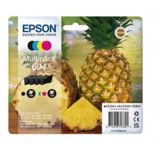 CARTUCCIA ORIGINALE EPSON T604 (C13T10G64010) MULTIPACK 4 COLORI