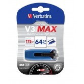 PEN DRIVE VERBATIM V3 MAX STORE'N'GO 64GB USB3.0 (49807) BLU