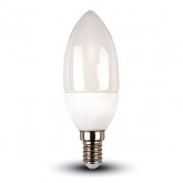LAMPADINA V-TAC A LED CANDELA 3.7W E14 6500K (214122)